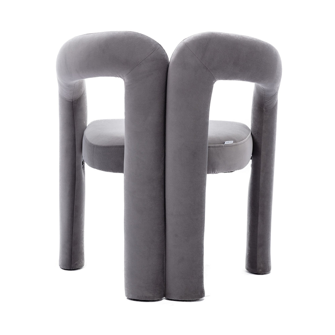 Set of 2 Contemporary Upholstered Accent Chairs