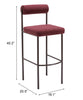 The Livorno Barstool (Set of 2) Red & Bronze  Era and Style Inspired Home Decor 1