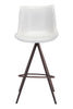 The Aki Barstool (Set of 2) White & Walnut  Era and Style Inspired Home Decor 1