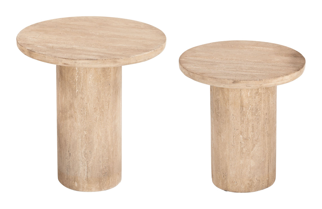 The Fenith Accent Table Set (2-Piece) Natural  Era and Style Inspired Home Decor 1