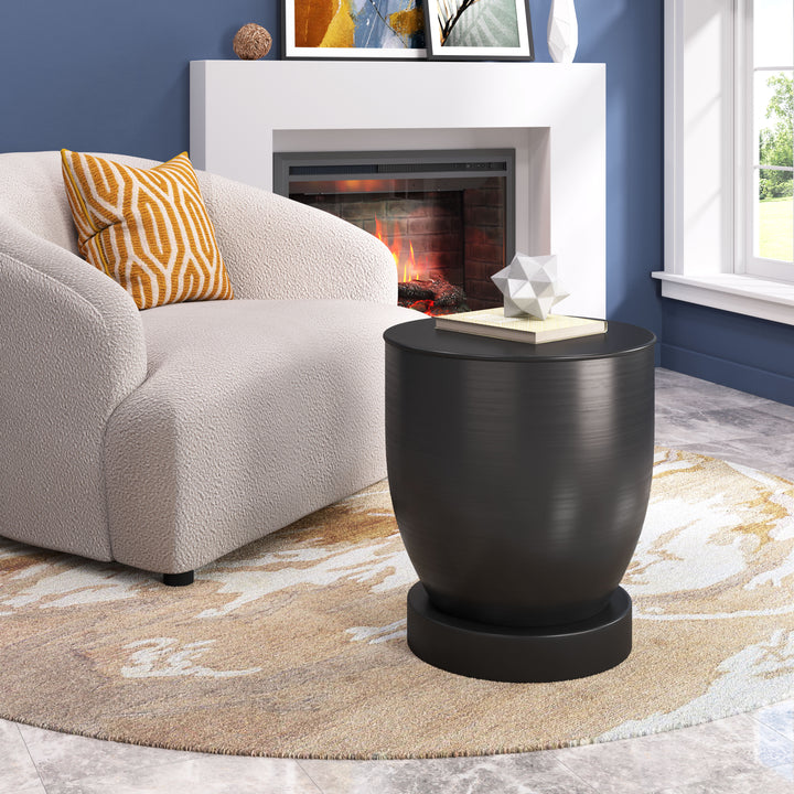 The Baku Side Table Black  Era and Style Inspired Home Decor 1