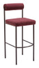 The Livorno Barstool (Set of 2) Red & Bronze  Era and Style Inspired Home Decor 1