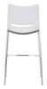 The Ace Barstool (Set of 2) White & Silver  Era and Style Inspired Home Decor 1