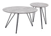 The Kerris Coffee Table Set (2-Piece) Gray & Black  Era and Style Inspired Home Decor 1