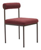 The Livorno Dining Chair Red & Bronze  Era and Style Inspired Home Decor 1