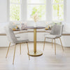 The Alto Bistro Table Brown & Gold  Era and Style Inspired Home Decor 1