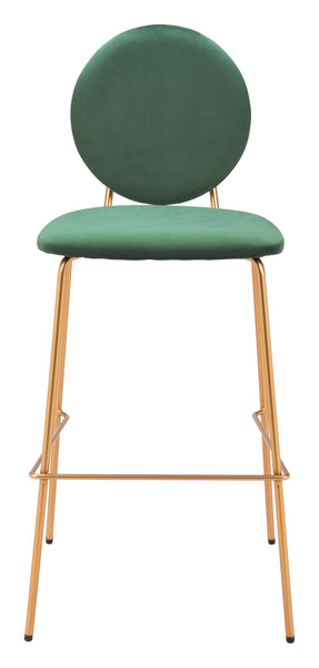 The Odessa Barstool (Set of 2) Green & Gold  Era and Style Inspired Home Decor 1