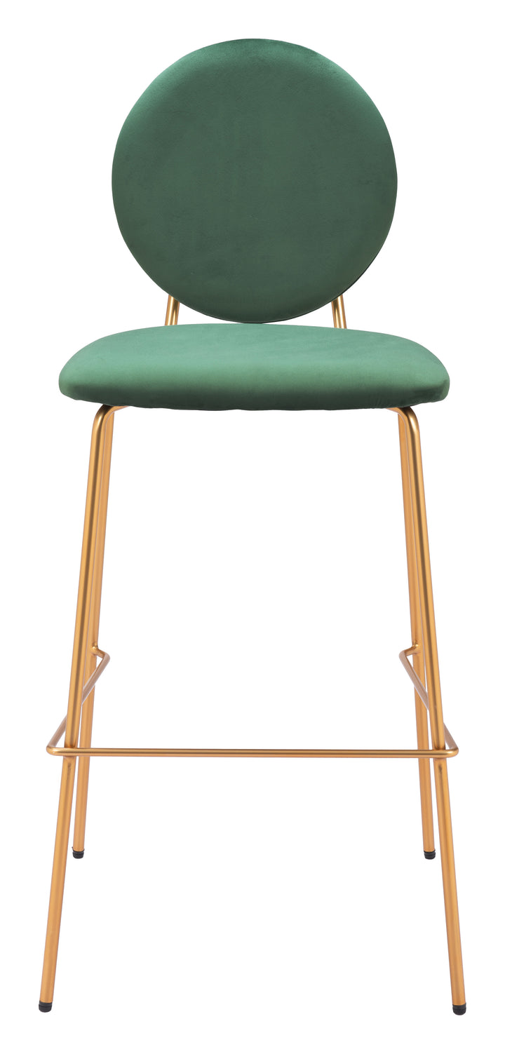 The Odessa Barstool (Set of 2) Green & Gold  Era and Style Inspired Home Decor 1