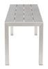 The Metropolitan Double Bench Gray & Silver  Era and Style Inspired Home Decor 1