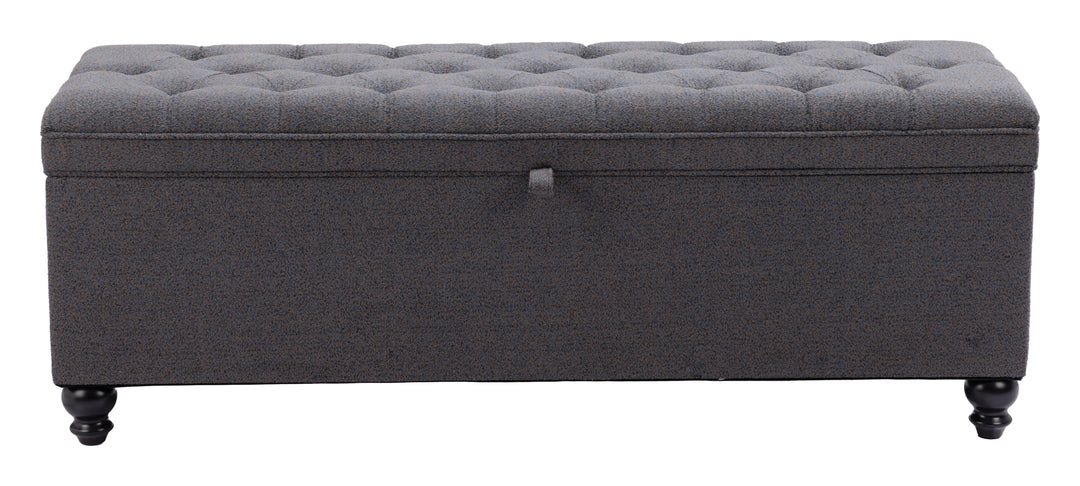 The Halifax Storage Bench Gravel Gray  Era and Style Inspired Home Decor 1