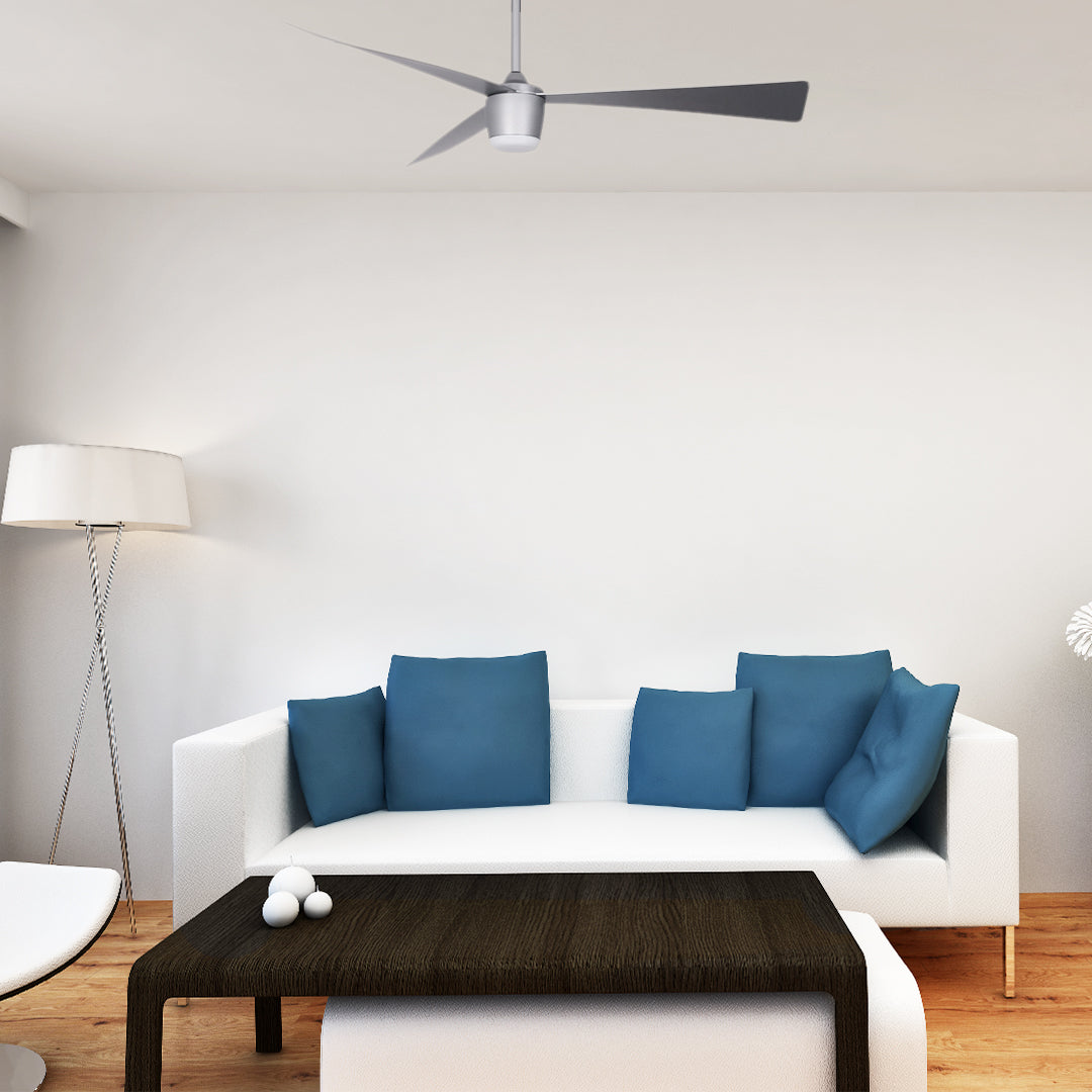 Star 7 Space Grey Star 7 Ceiling Fan 52" with Optional LED Light and Remote