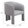 The Hull Accent Chair Slate Gray  Era and Style Inspired Home Decor 1