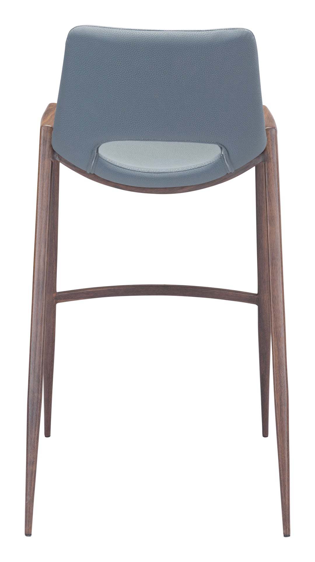 The Desi Barstool (Set of 2) Azure Gray & Walnut  Era and Style Inspired Home Decor 1