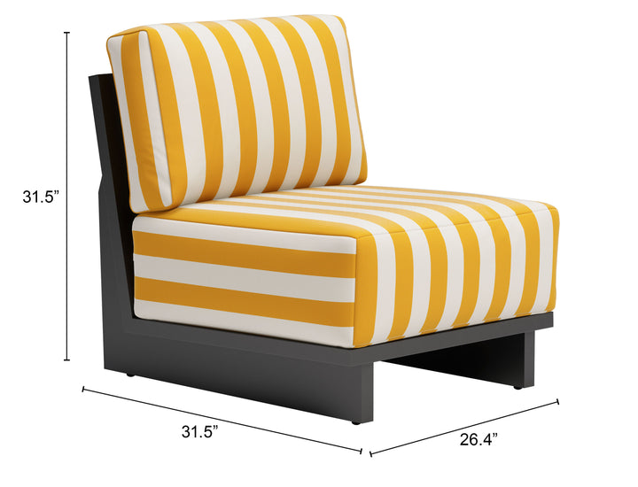 The Shoreline Accent Chair Yellow  Era and Style Inspired Home Decor 1