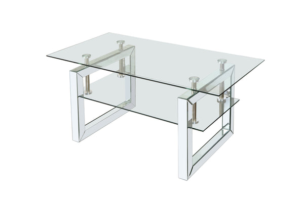 Transparent Tempered Glass Coffee Table