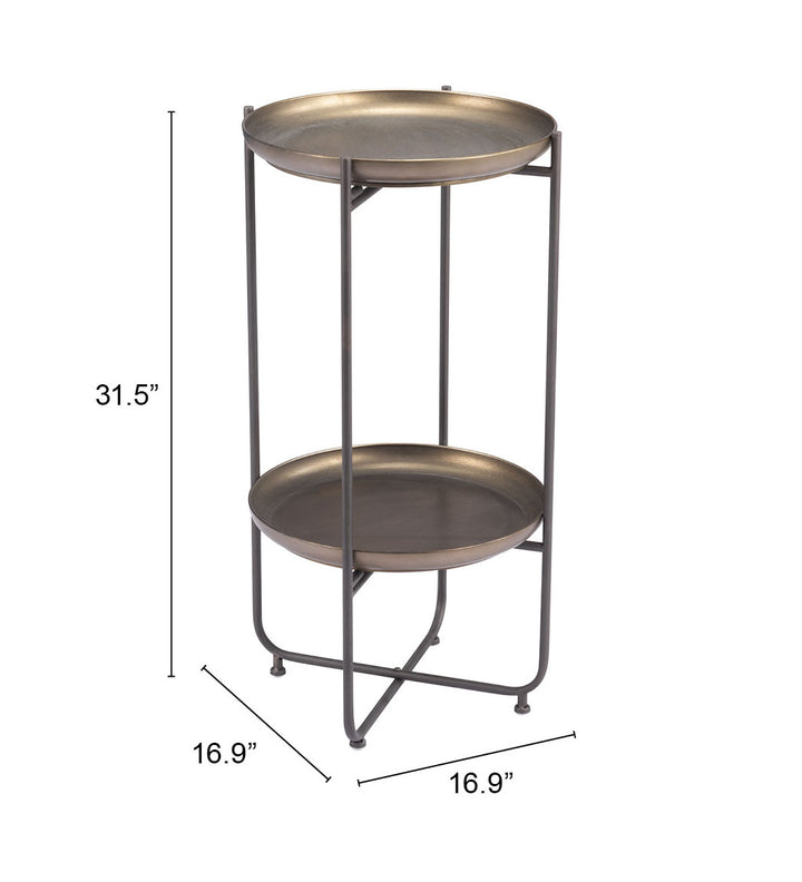 The Bronson Accent Table Bronze  Era and Style Inspired Home Decor 1