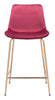 The Tony Counter Stool Red & Gold  Era and Style Inspired Home Decor 1