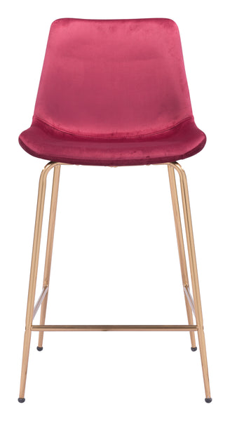 The Tony Counter Stool Red & Gold  Era and Style Inspired Home Decor 1