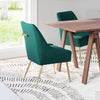 The Maxine Dining Chair Green & Gold  Era and Style Inspired Home Decor 1