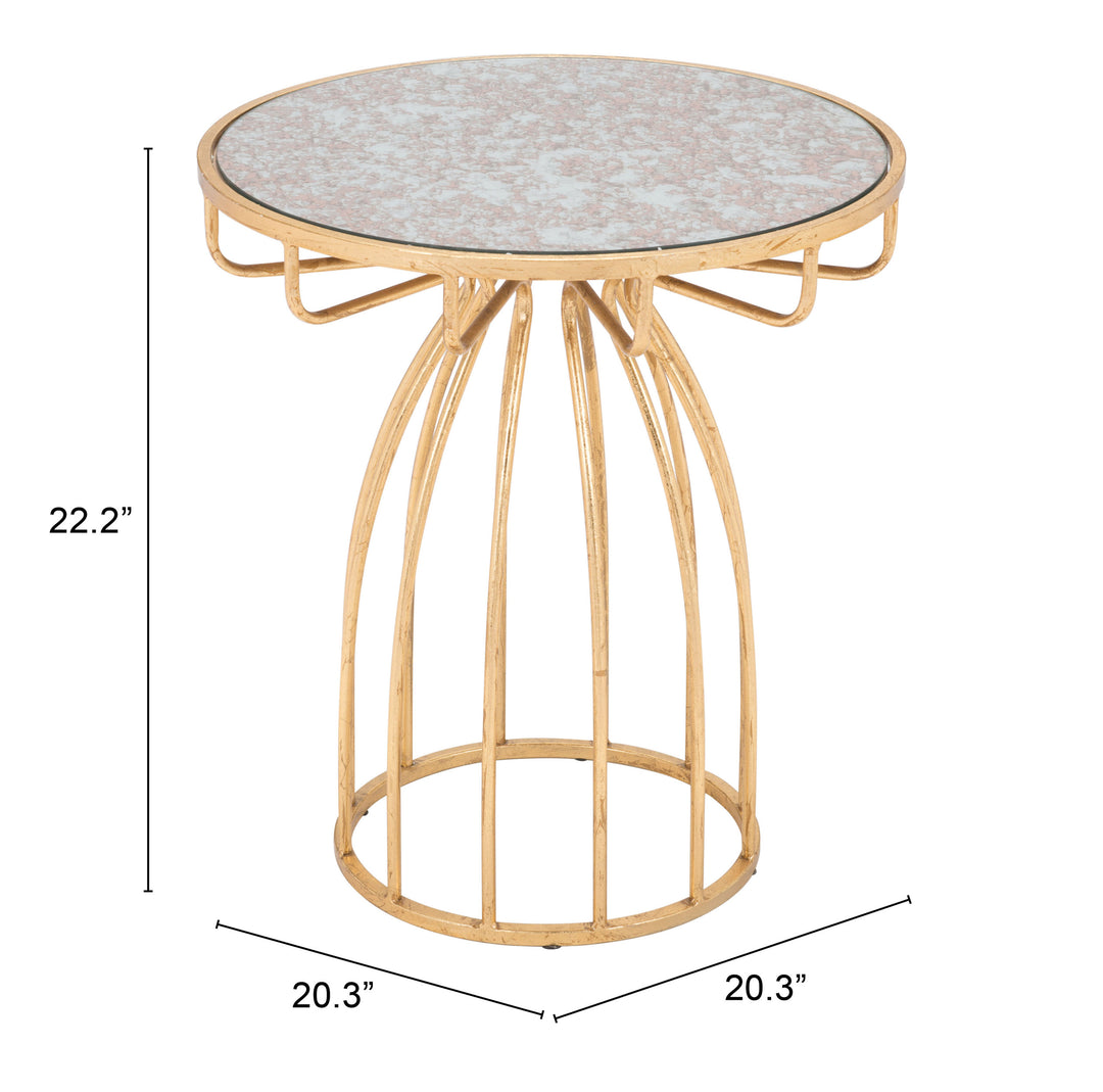 The Silo Side Table Gold  Era and Style Inspired Home Decor 1