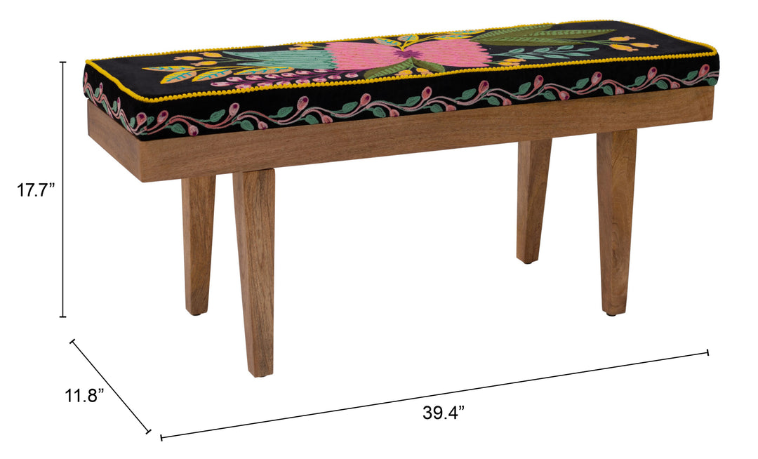 The Kochi Bench Multicolor  Era and Style Inspired Home Decor 1