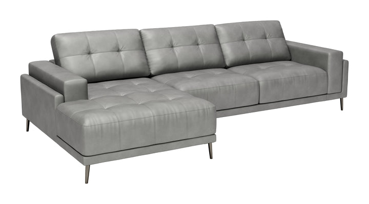 The Bliss LAF Chaise Sectional Gray  Era and Style Inspired Home Decor 1