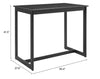 The Midnight Wave Bar Table Black  Era and Style Inspired Home Decor 1