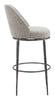 The Nordhavn Swivel Barstool Gray  Era and Style Inspired Home Decor 1