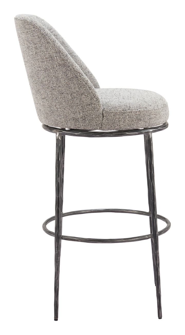 The Nordhavn Swivel Barstool Gray  Era and Style Inspired Home Decor 1