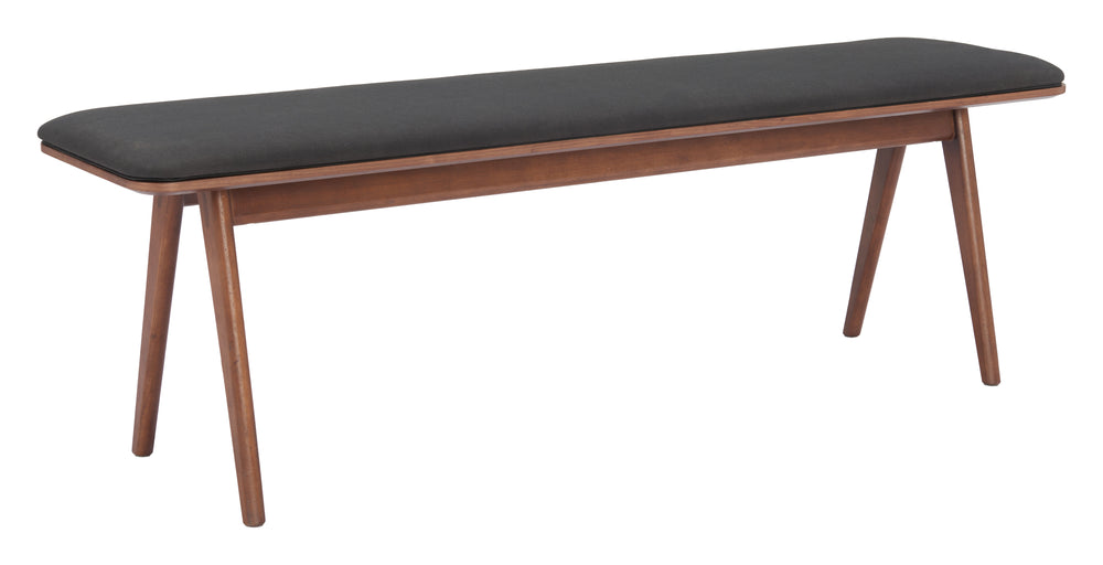 The Kazwali Bench Black & Walnut  Era and Style Inspired Home Decor 1