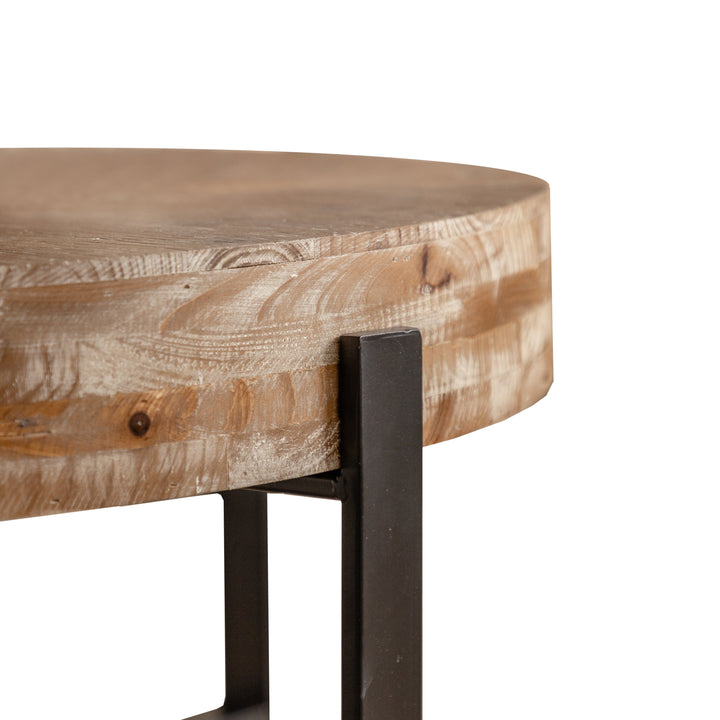 Modern Retro Splicing Round Coffee Table