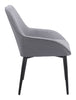 The Vila Dining Chair (Set of 2) Gray  Era and Style Inspired Home Decor 1