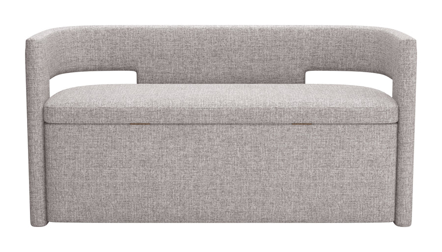 The Papua Storage Bench Gray  Era and Style Inspired Home Decor 1