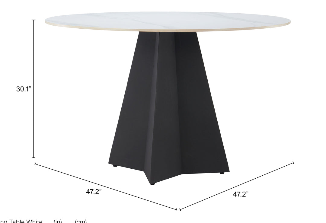 The Izar Dining Table White  Era and Style Inspired Home Decor 1