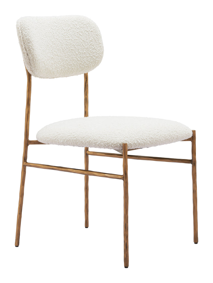 The Sydhavnen Dining Chair Cream & Gold  Era and Style Inspired Home Decor 1