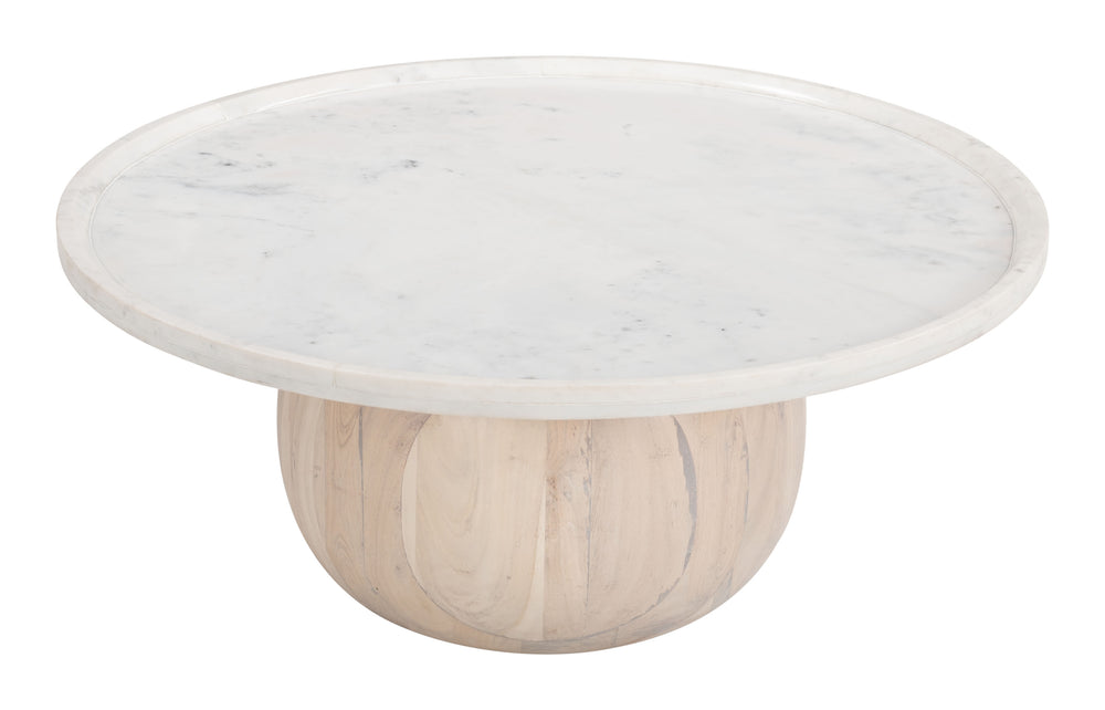 The Savona Coffee Table White & Natural  Era and Style Inspired Home Decor 1