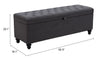 The Halifax Storage Bench Gravel Gray  Era and Style Inspired Home Decor 1