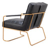 The Dallas Accent Chair Vintage Black  Era and Style Inspired Home Decor 1