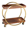 The Arenas Bar Cart Brown  Era and Style Inspired Home Decor 1