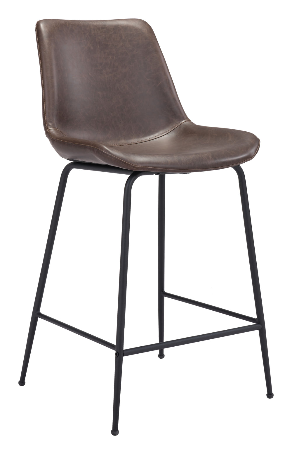 The Byron Counter Stool Brown  Era and Style Inspired Home Decor 1