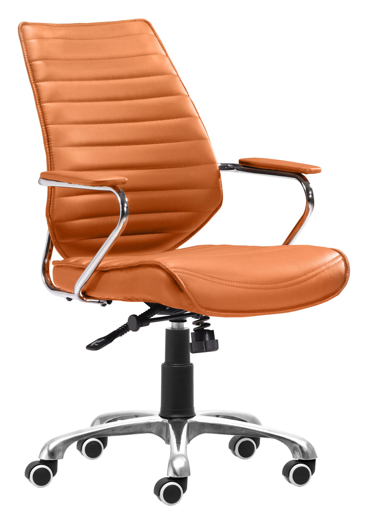 The Enterprise Low Back Office Chair Orange  Era and Style Inspired Home Decor 1