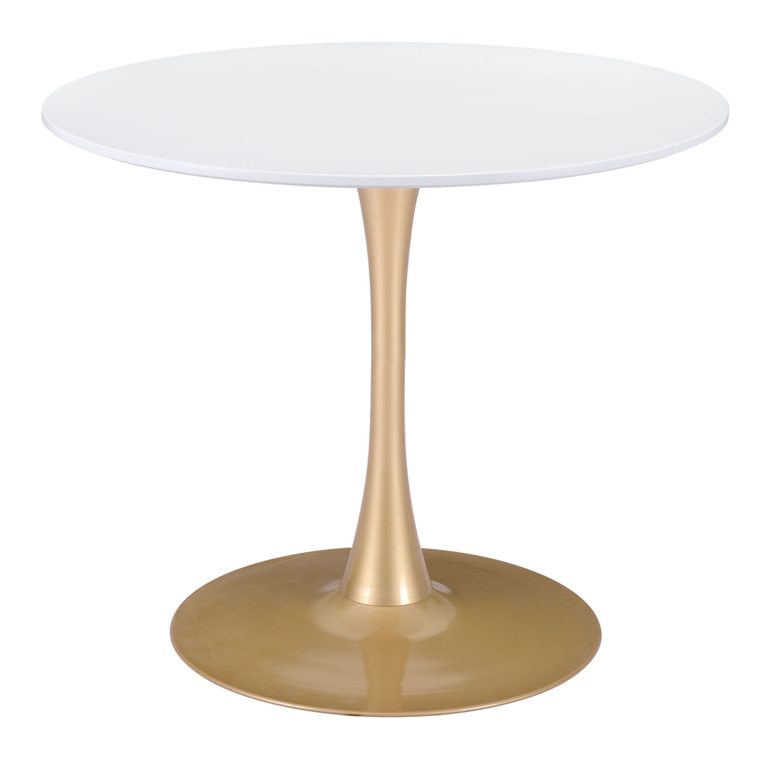 The Opus Dining Table White & Gold  Era and Style Inspired Home Decor 1