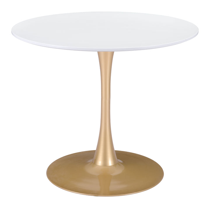 The Opus Dining Table White & Gold  Era and Style Inspired Home Decor 1