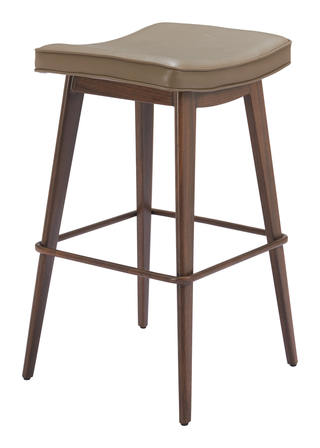 The Divat Barstool (Set of 2) Taupe & Walnut  Era and Style Inspired Home Decor 1