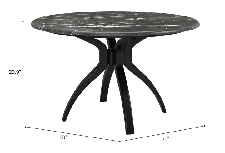 The Sumay Dining Table Black  Era and Style Inspired Home Decor 1