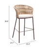 The Freycinet Barstool (Set of 2) Natural  Era and Style Inspired Home Decor 1