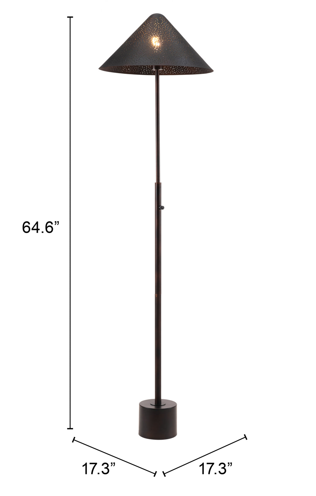 The Cardo Floor Lamp Bronze  Era and Style Inspired Home Decor 1