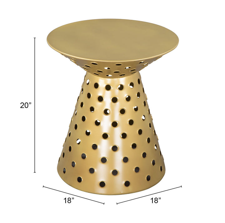 The Proton Side Table Gold  Era and Style Inspired Home Decor 1