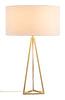 The Sascha Table Lamp White & Brass  Era and Style Inspired Home Decor 1