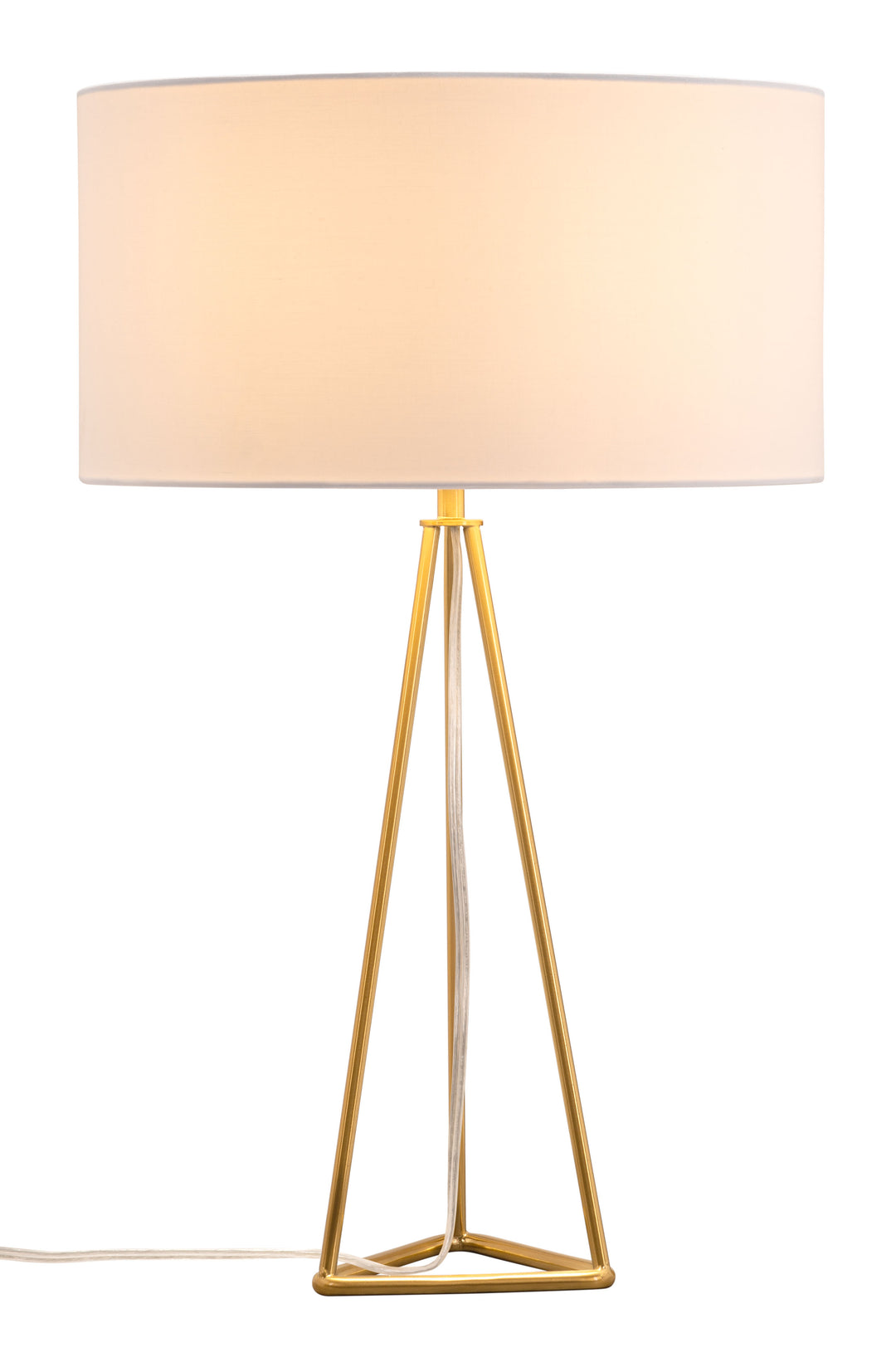 The Sascha Table Lamp White & Brass  Era and Style Inspired Home Decor 1